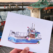 Load image into Gallery viewer, FISHING BOAT CARD
