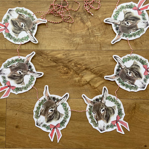 FESTIVE DONKEY GARLAND