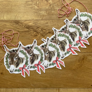 FESTIVE DONKEY GARLAND