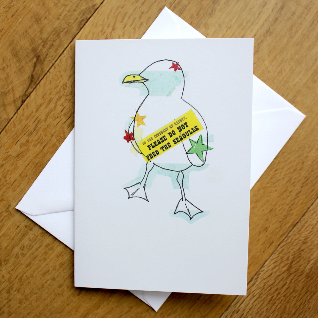 HUNGRY SEAGULL CARD